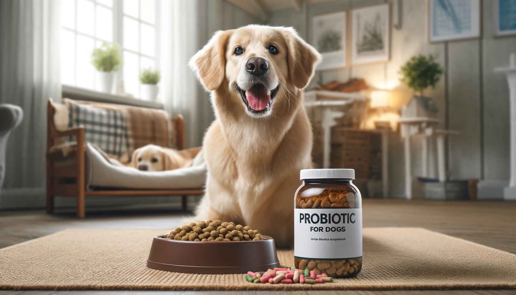 hond die probiotica eet