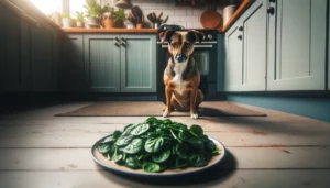 mag een hond spinazie eten?